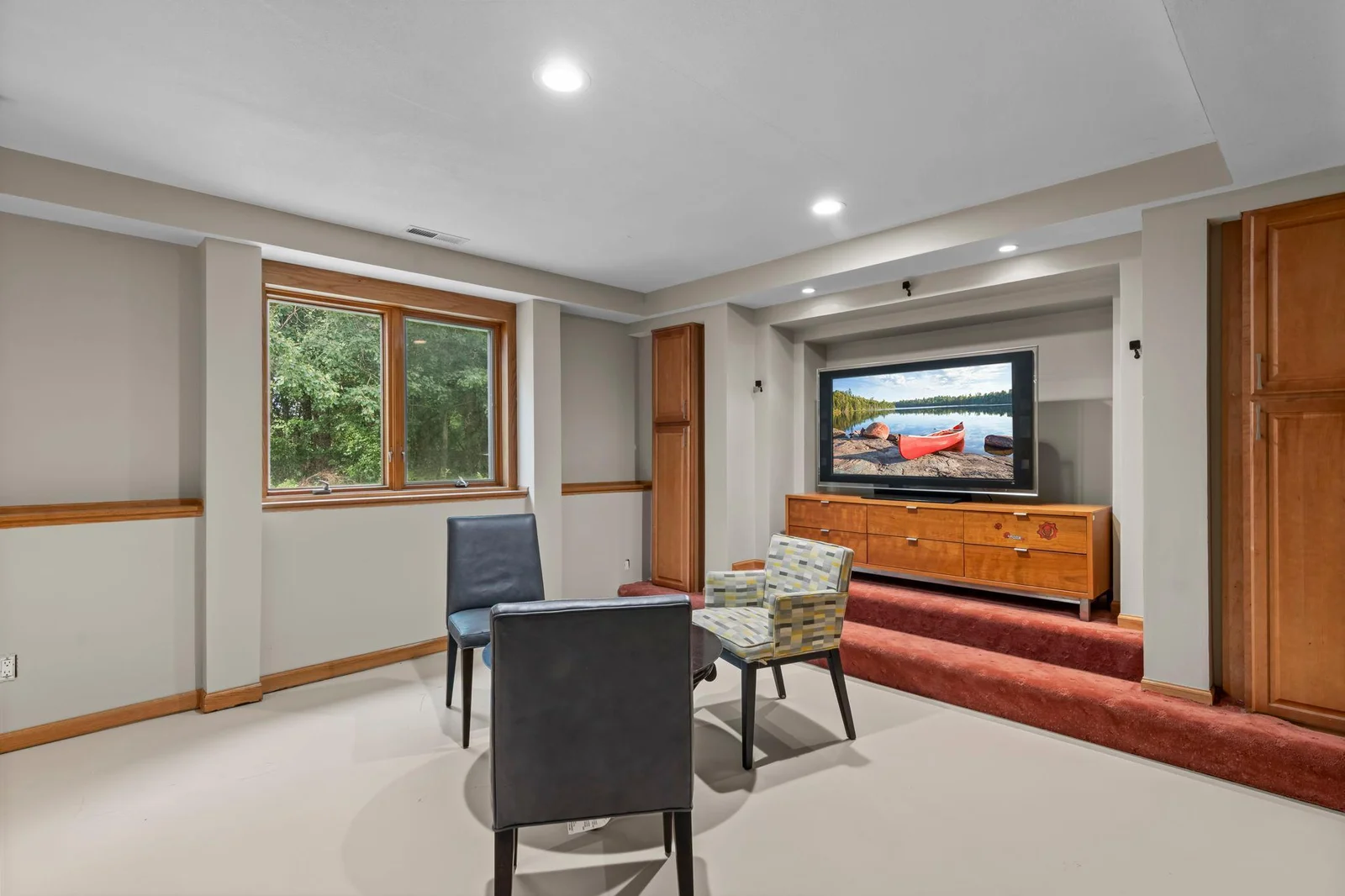 Lower level family room