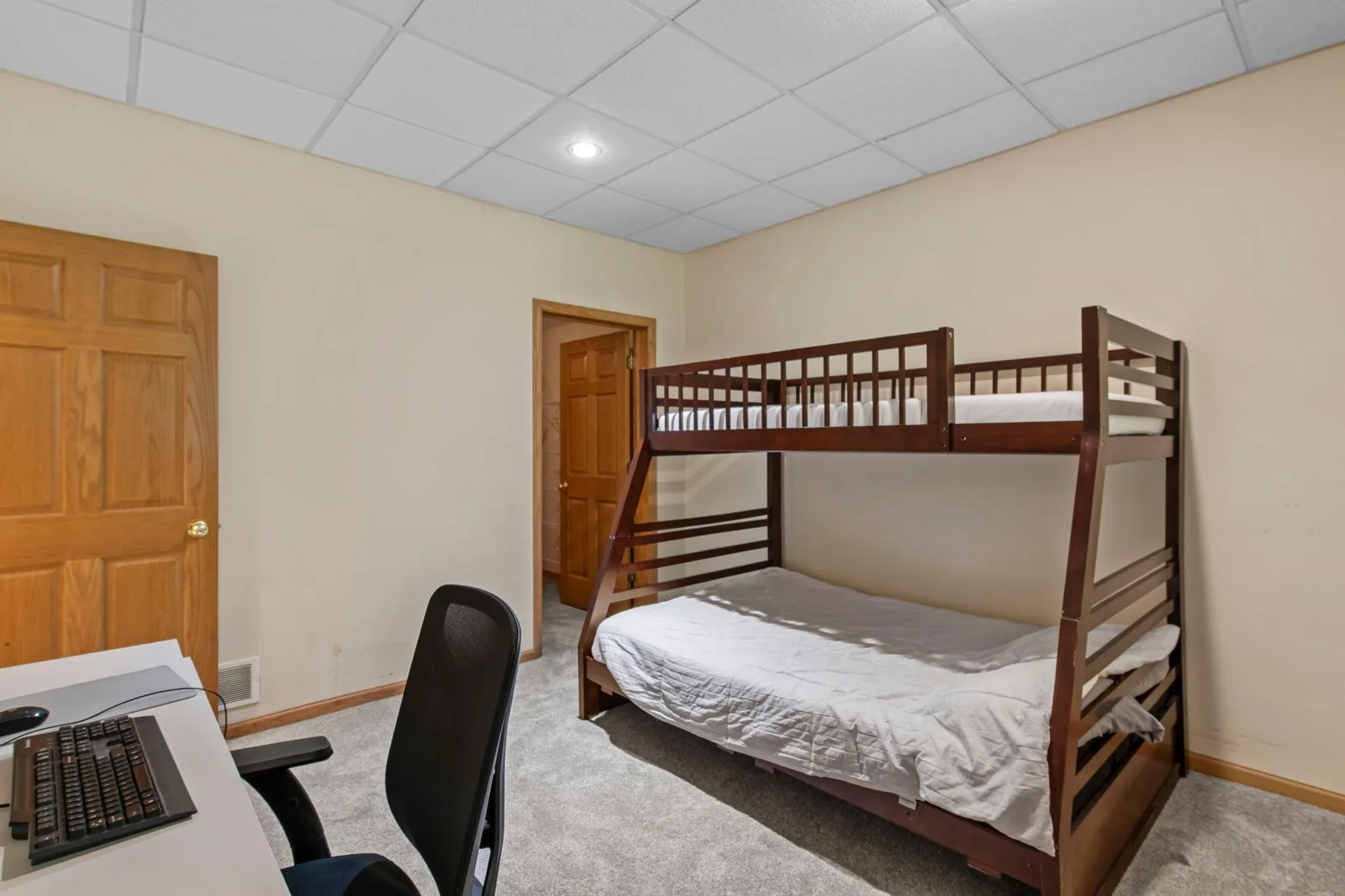 Lower level bedroom