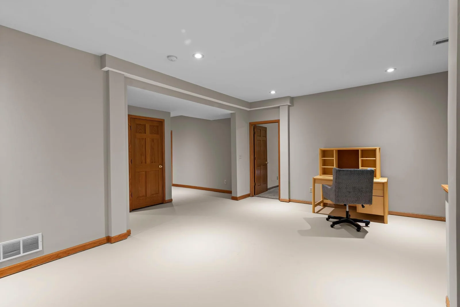 Lower level family room