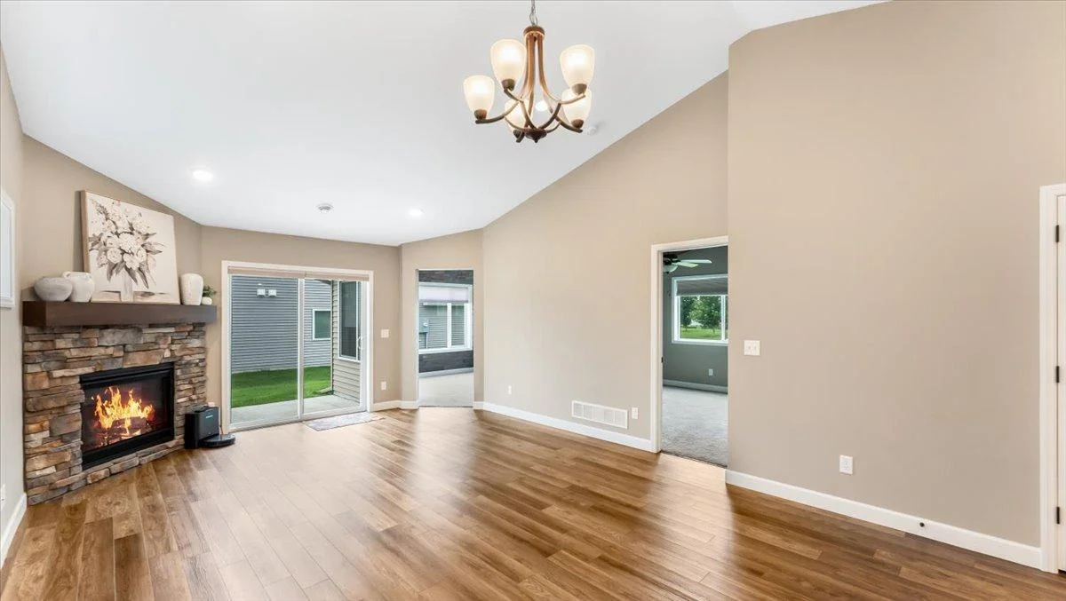 Spacious open concept home.