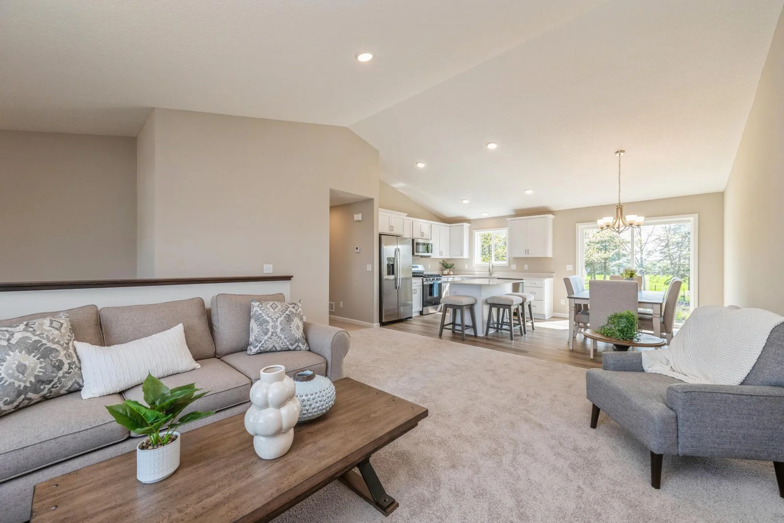 Living Room View. Photo is of former model home. See Sales Consultant for Specific Colors and Options. Ability to choose!