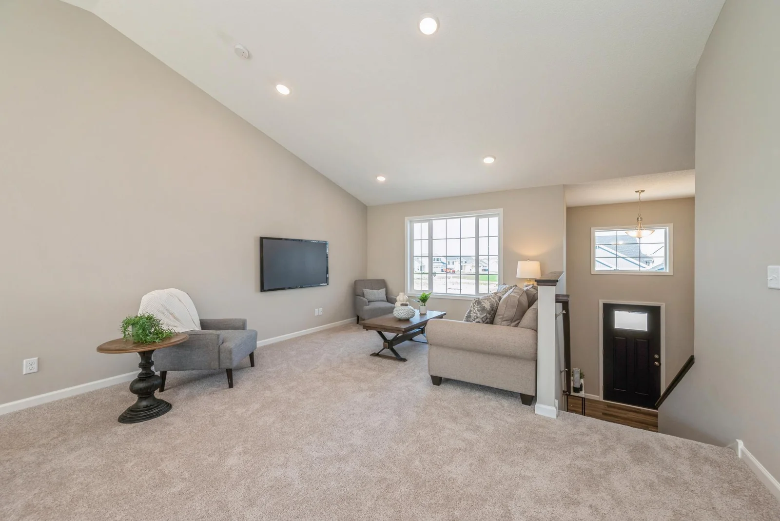 Living Room View. Photo is of former model home. See Sales Consultant for Specific Colors and Options. Ability to choose!