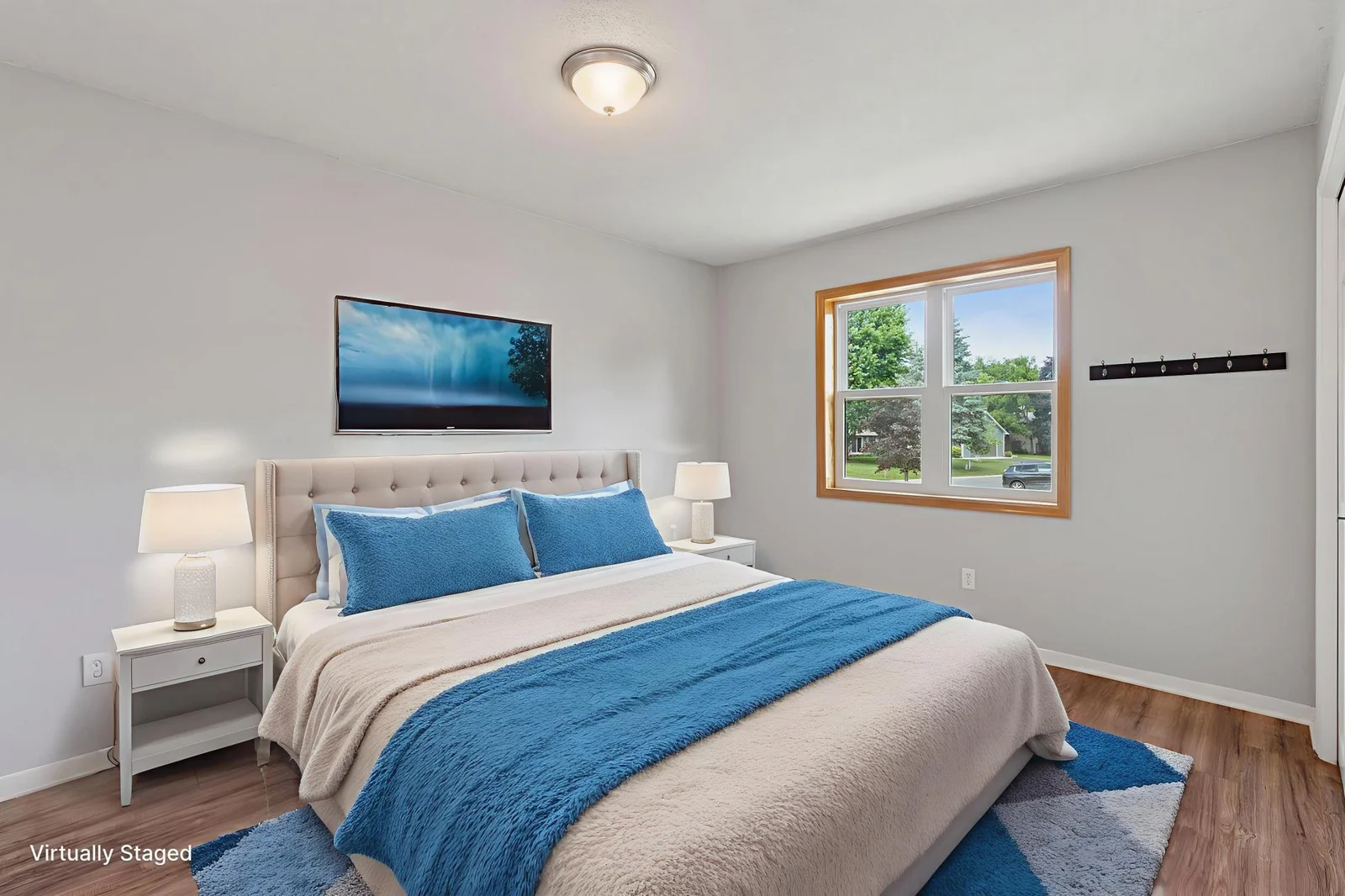 Virtually staged to help buyers visualize.