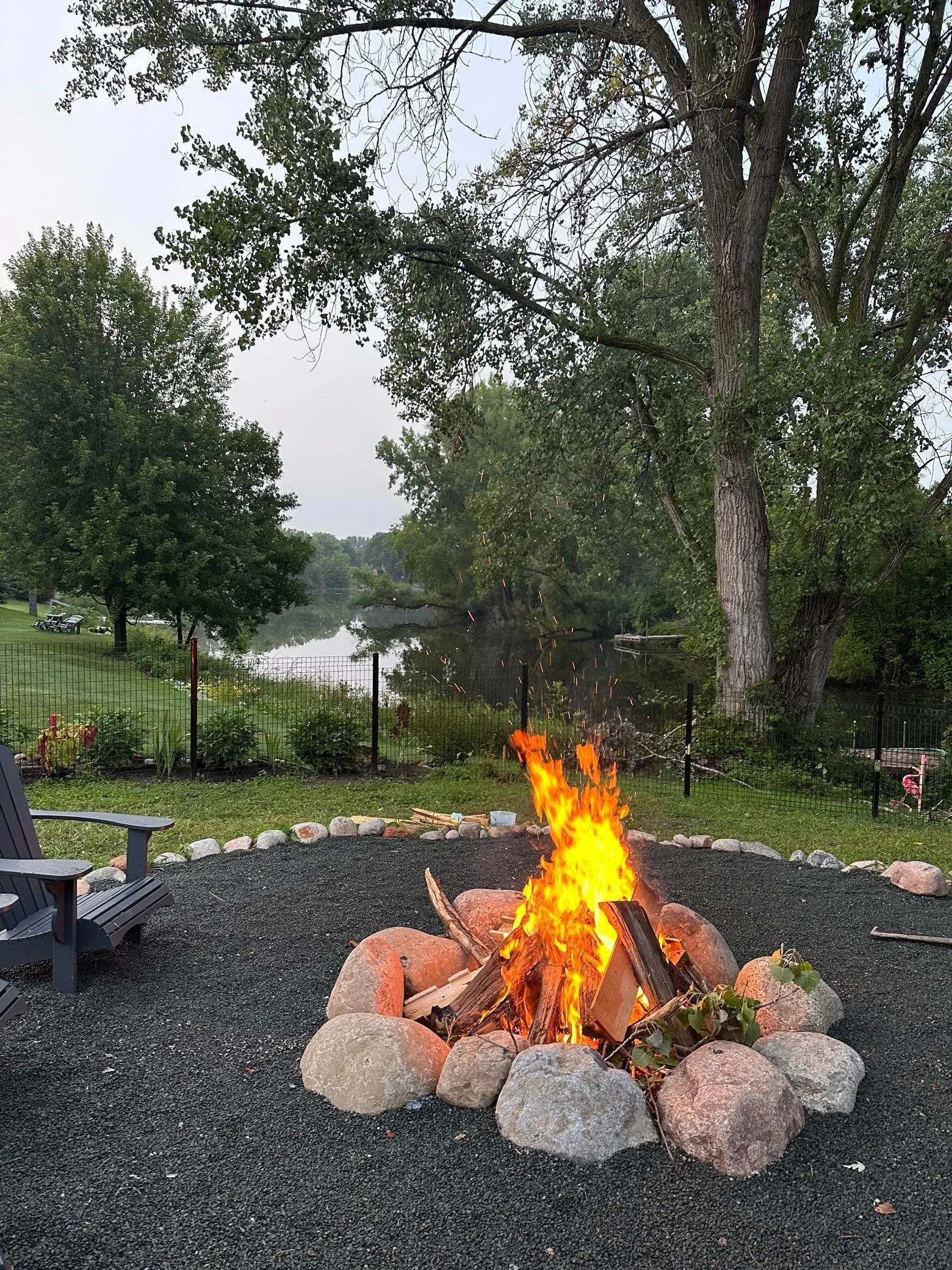 Smores night at the fire. Pic shared by seller.