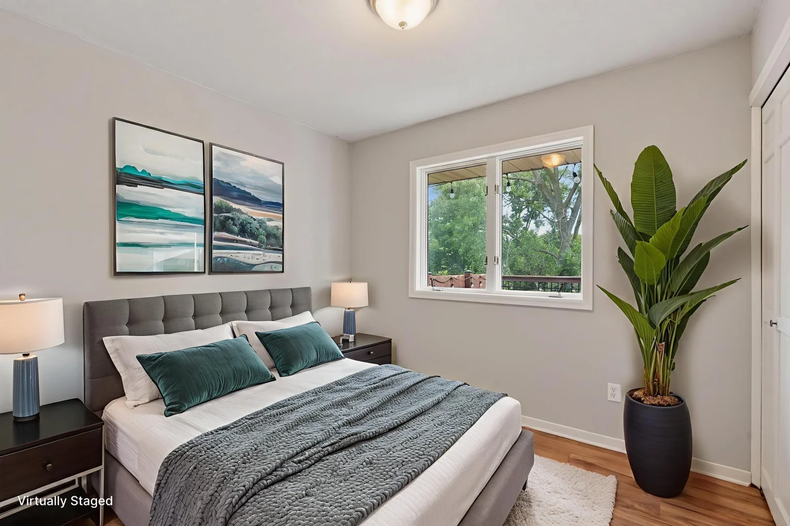 Virtually staged to help buyers visualize.