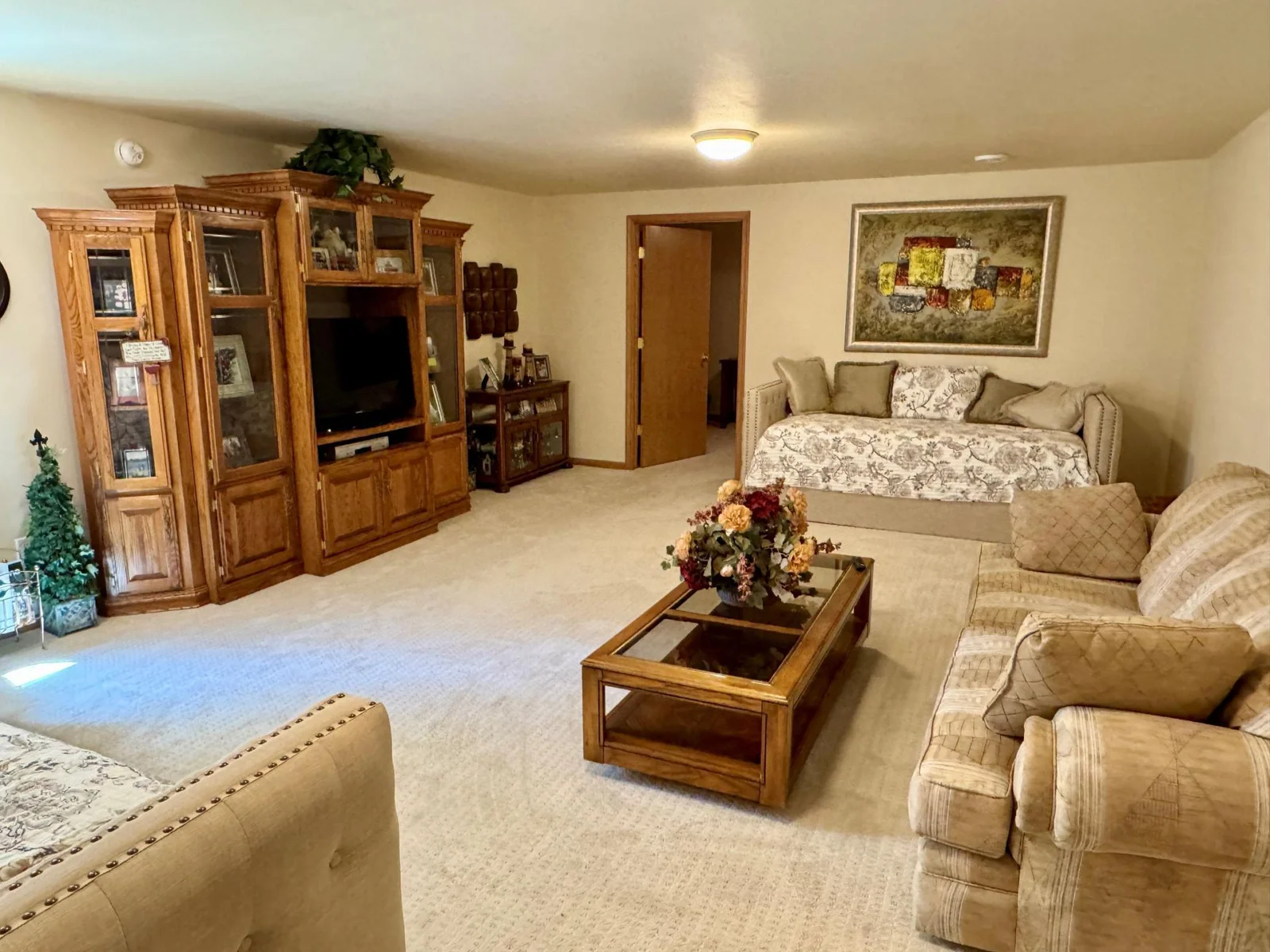 20-Family room - lower level with egress window