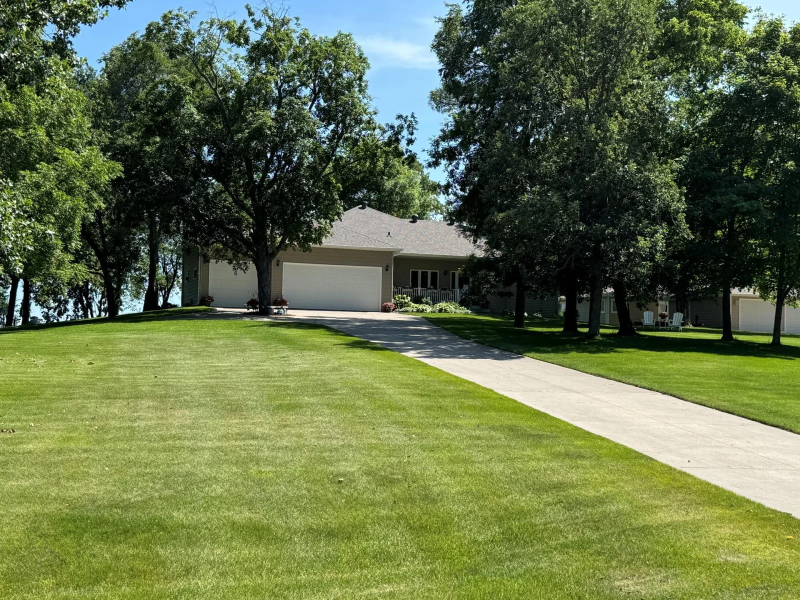 28-Cement driveway and all tar access