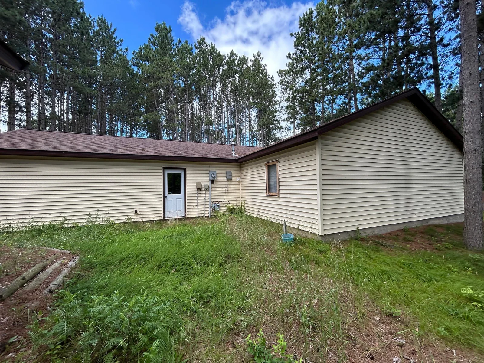 Rear of home