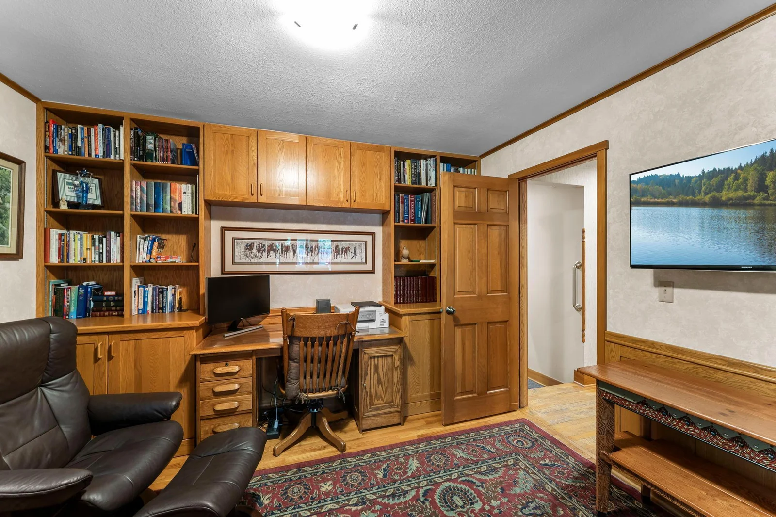Office attached to primary bedroom