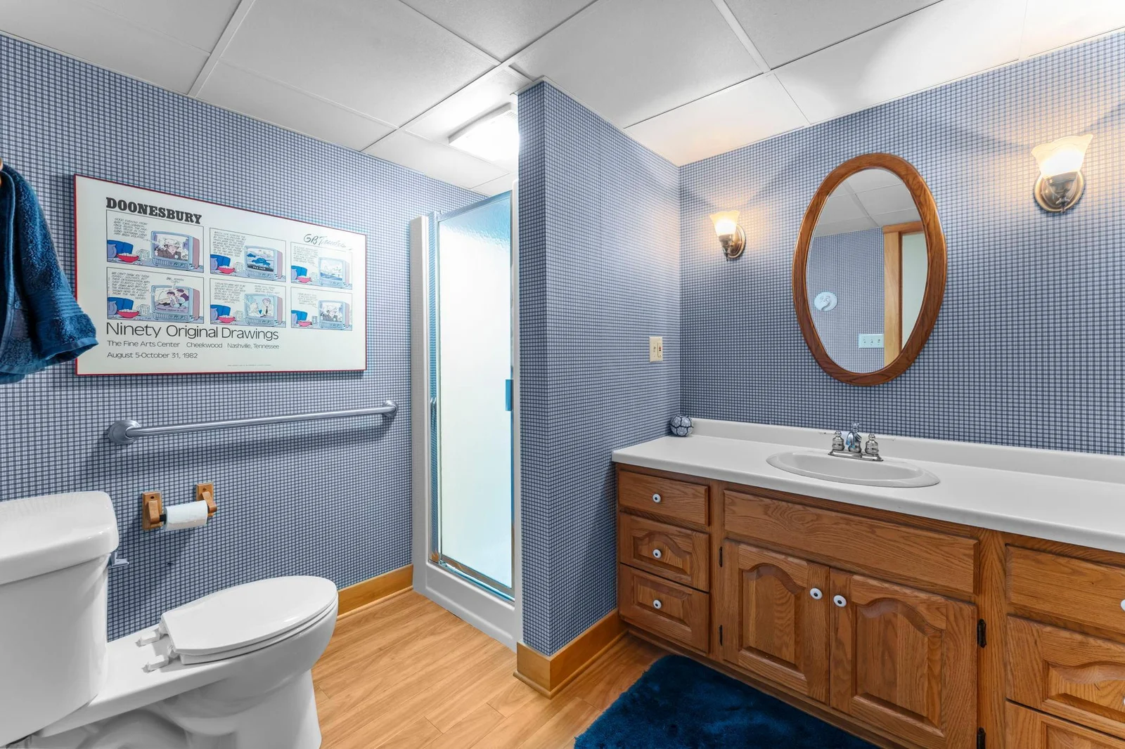 Lower level bathroom