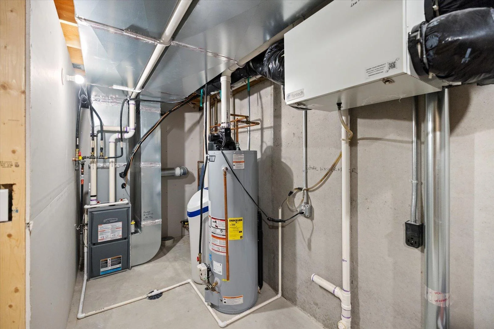 The mechanical room.