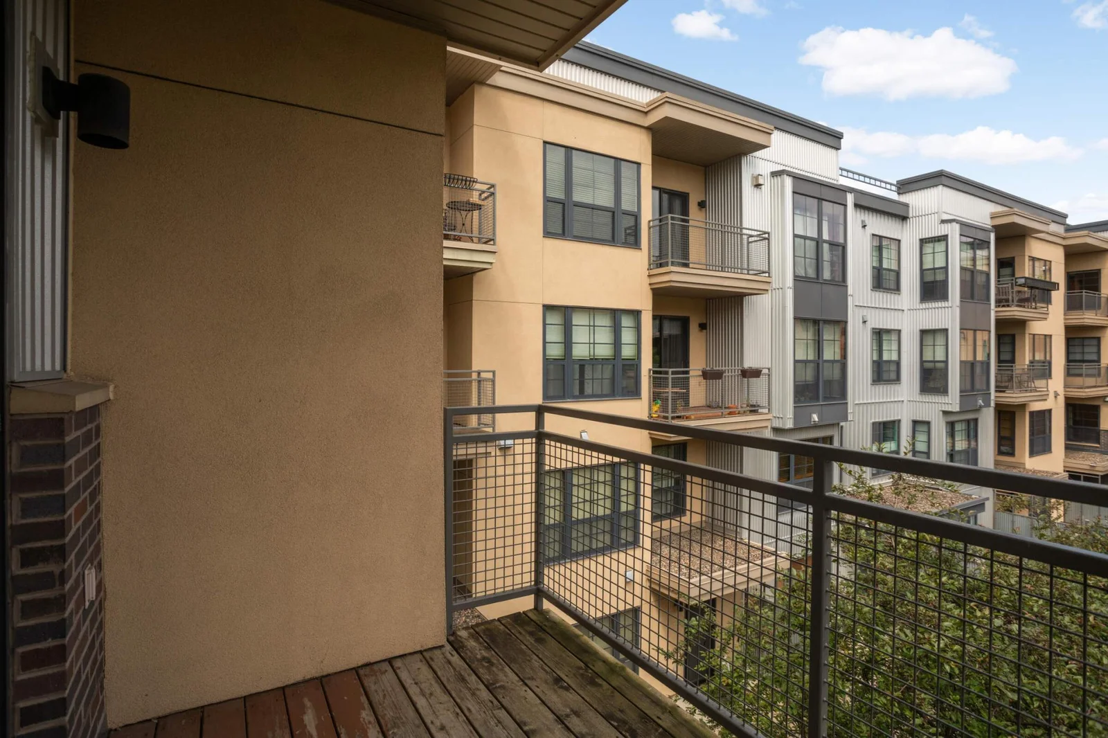 Balcony with Courtyard Views