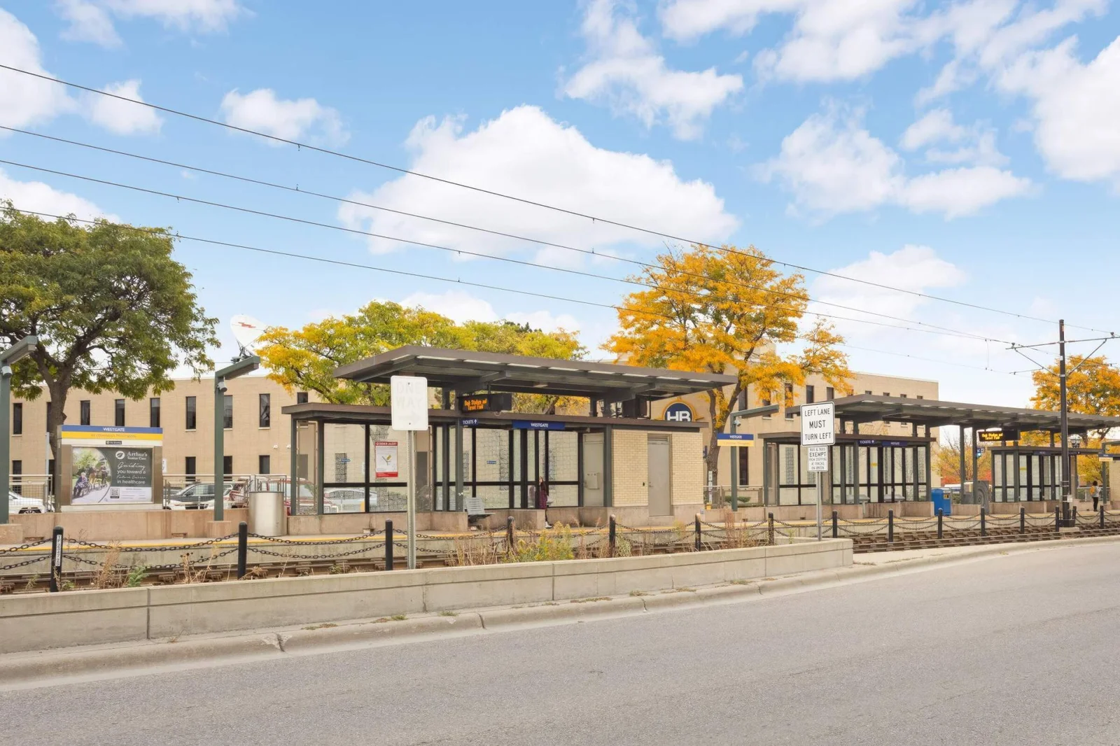 Just a block away from the Green Line's Westgate stop