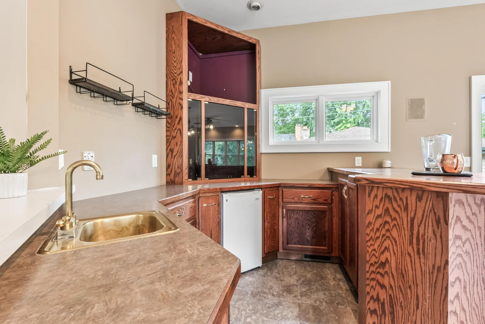 Bar in Family Room