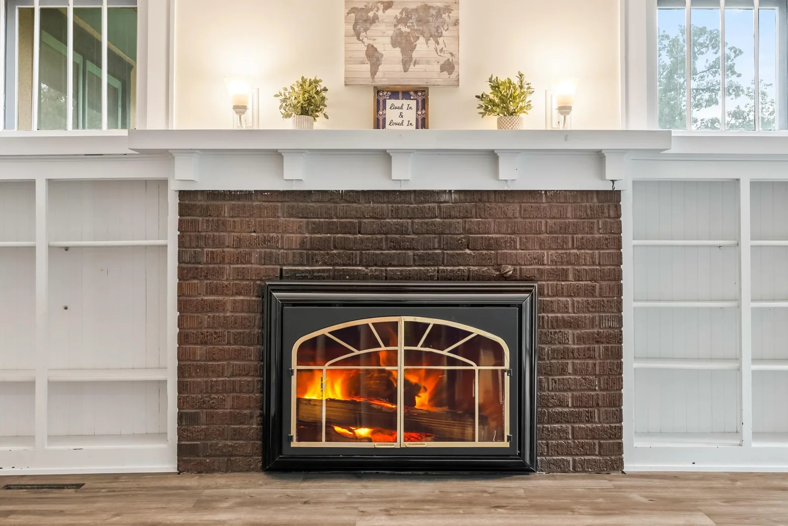 Formal Living Room Fireplace