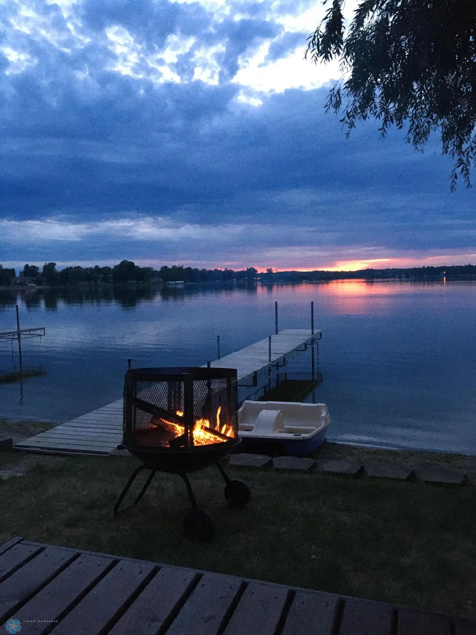 Night Lake View