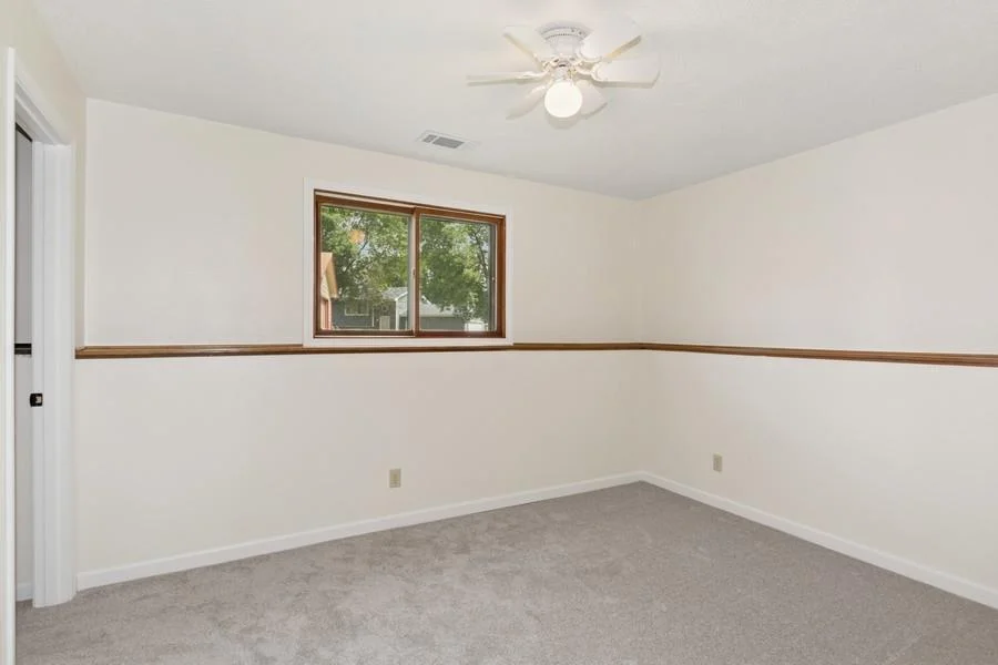 Second bedroom has excellent natural light & WIC