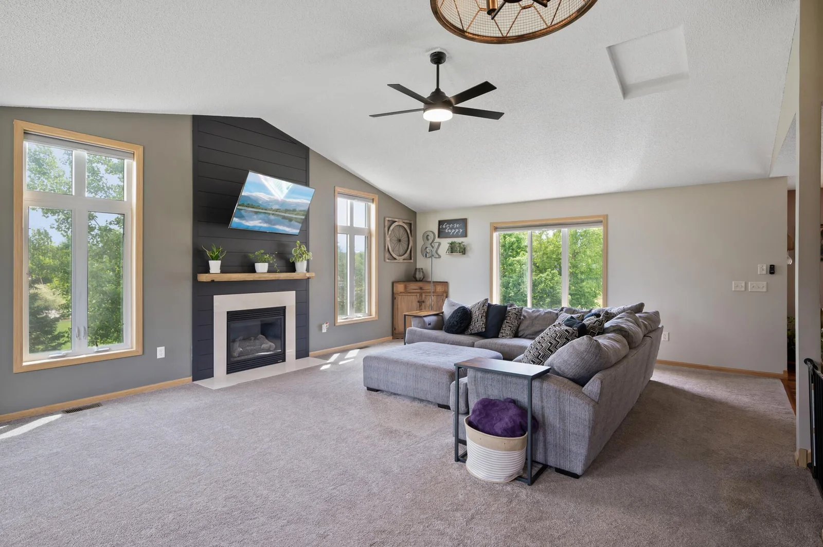 View from front entry and great big windows!