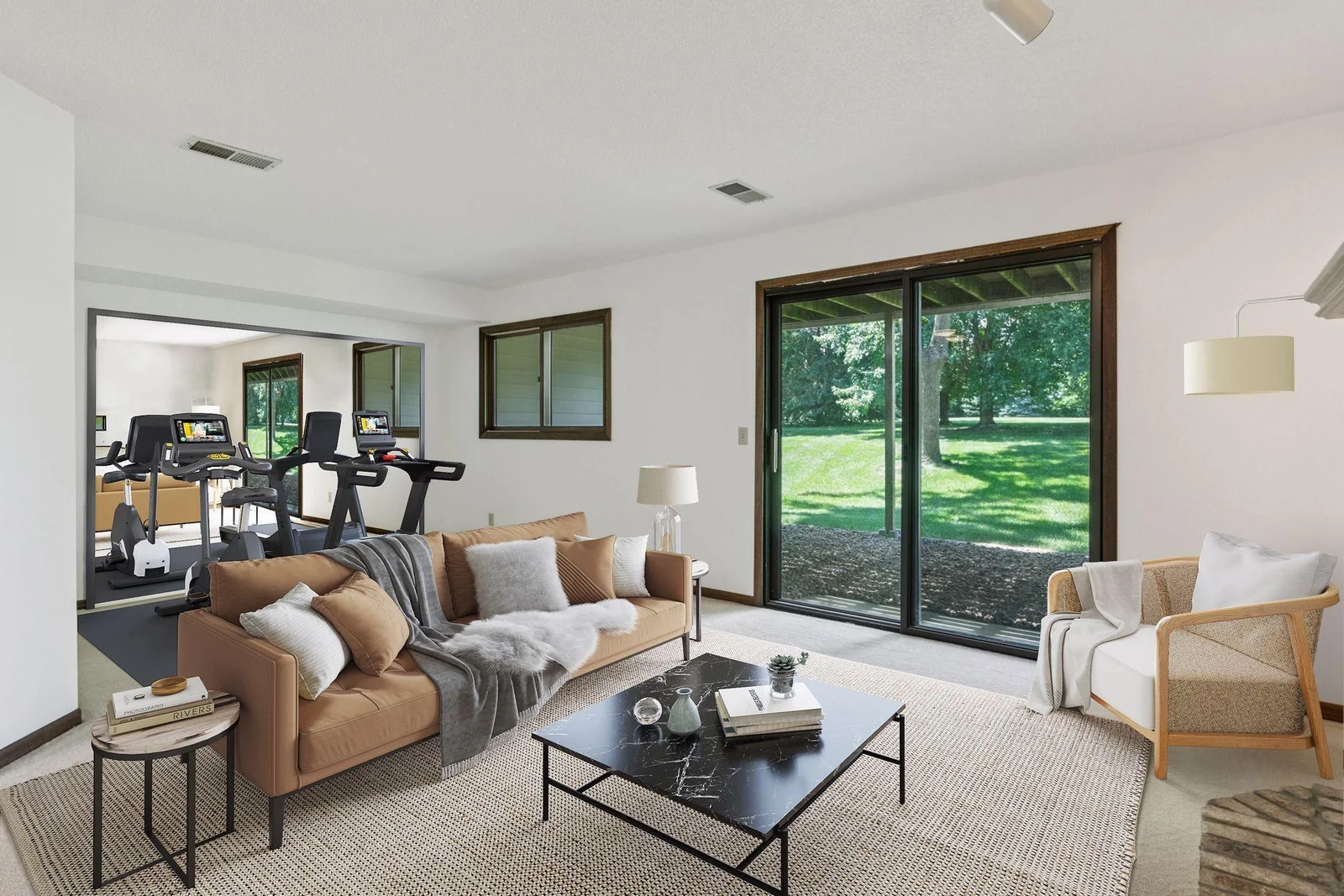 Walkout lower level allowing for great natural light
