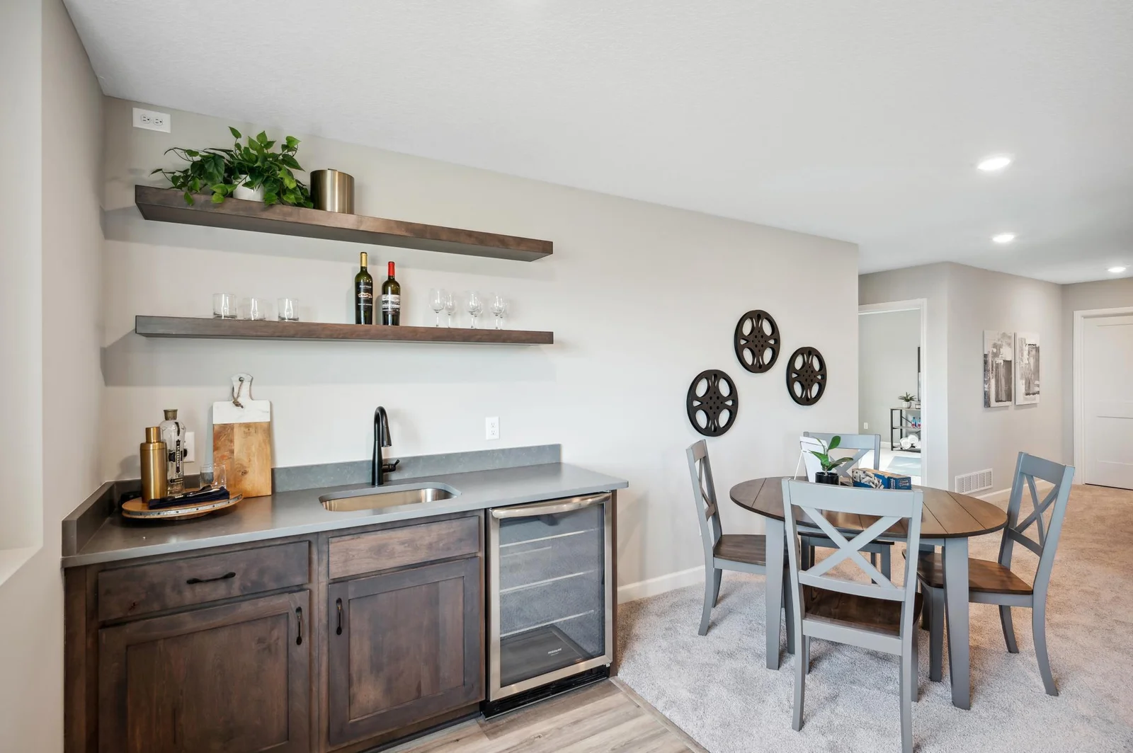 Wet bar. Photo is of former model home. See Sales Consultant for Specific Colors and Options. Ability to choose!