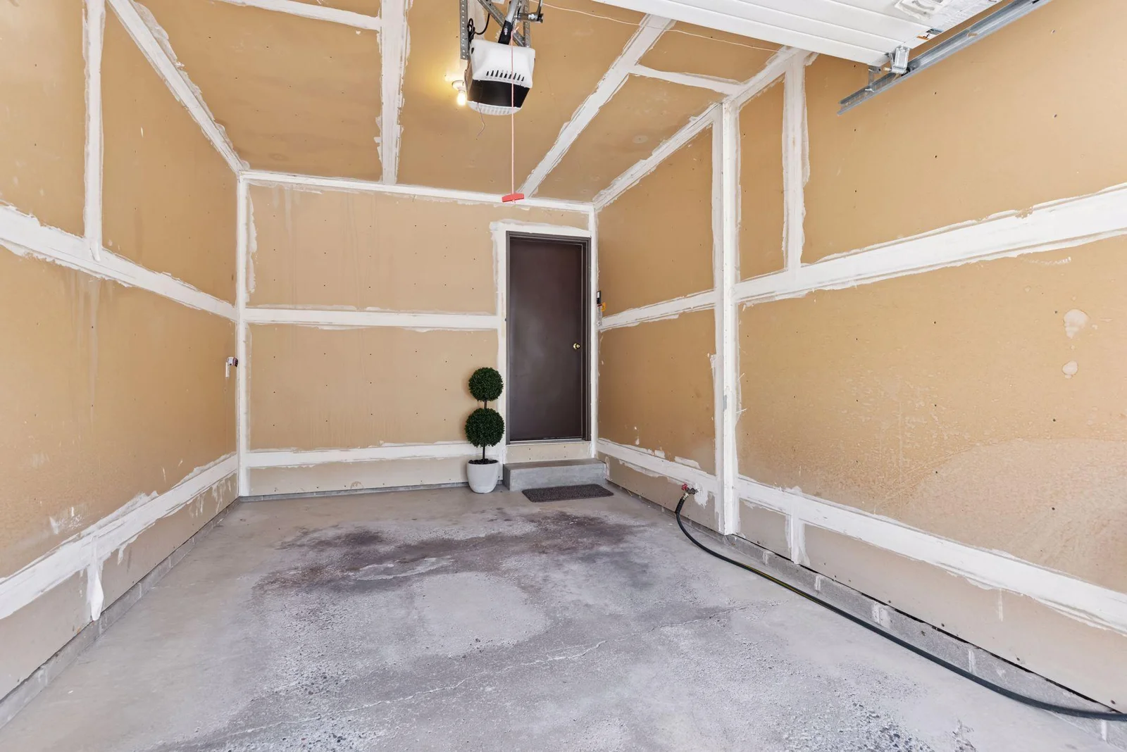 Attached garage - West side