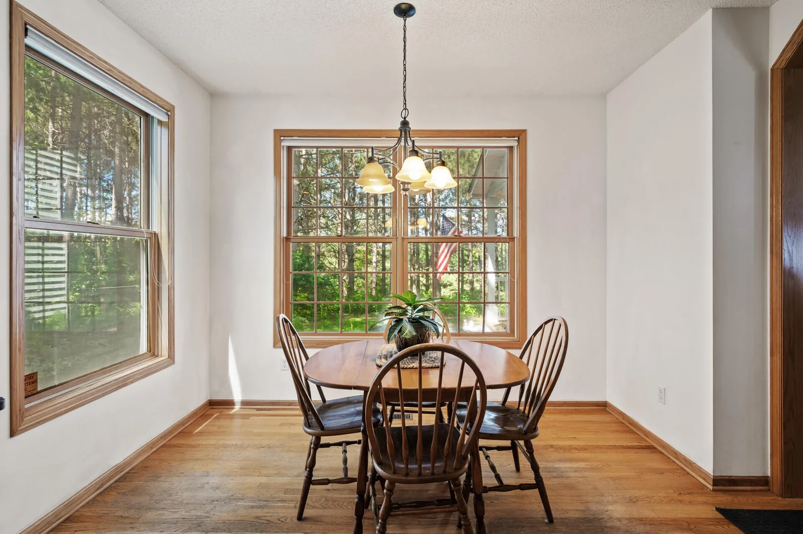 Informal dining room in kitchen