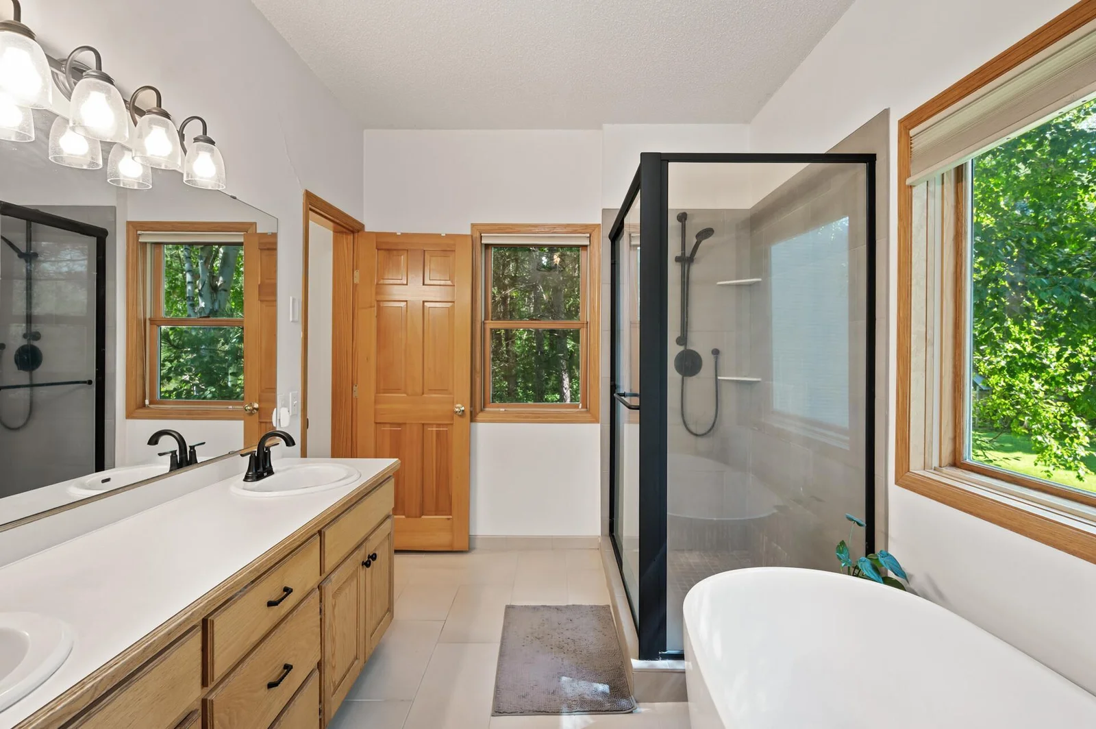 Updated primary bathroom