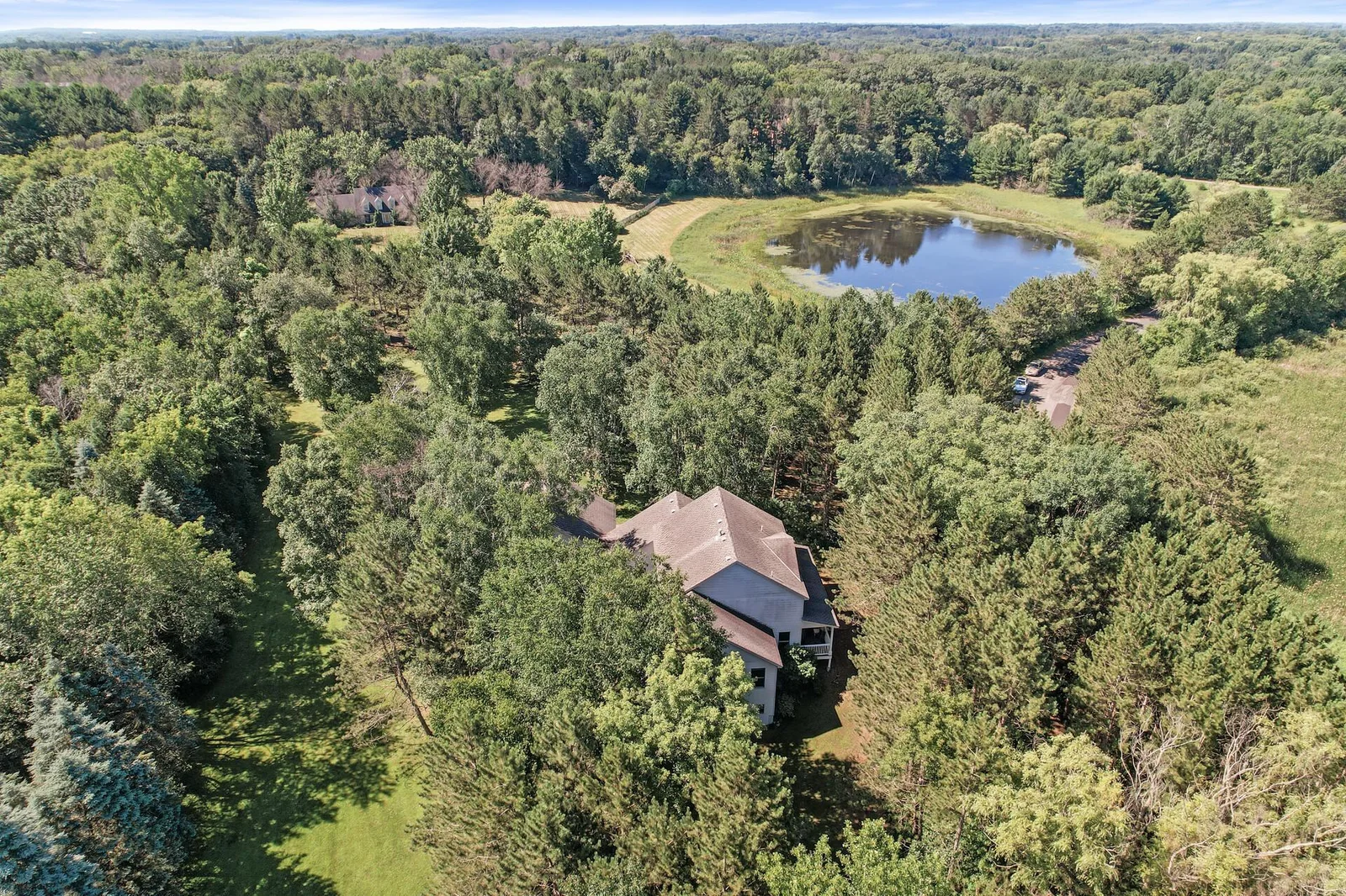 View of the home & land!
