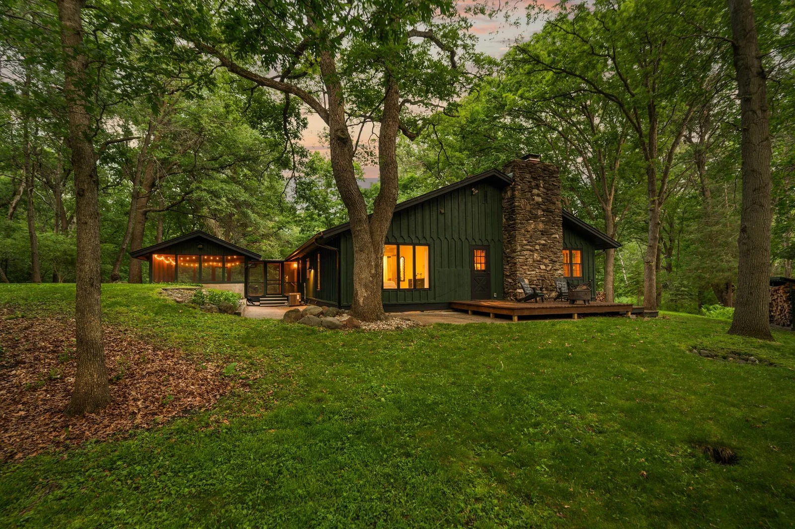 Beautiful home with luxury cottage feel has multiple outdoor spaces to enjoy, relax and entertain.  Add a dock to your private pond for even more outdoor options!