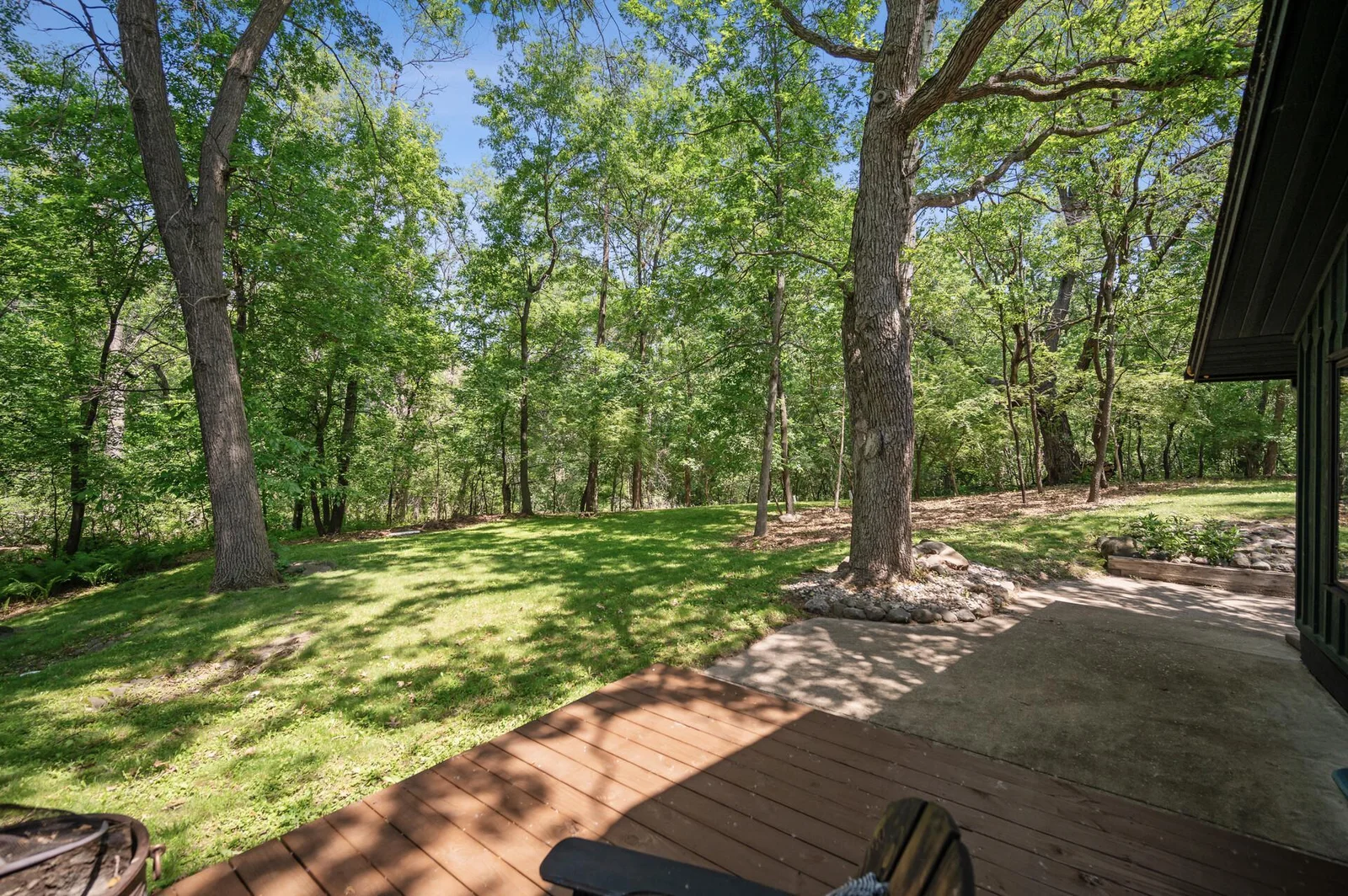 Lush mature trees on your 3+ acres of property create privacy you cannot find this close to the city!