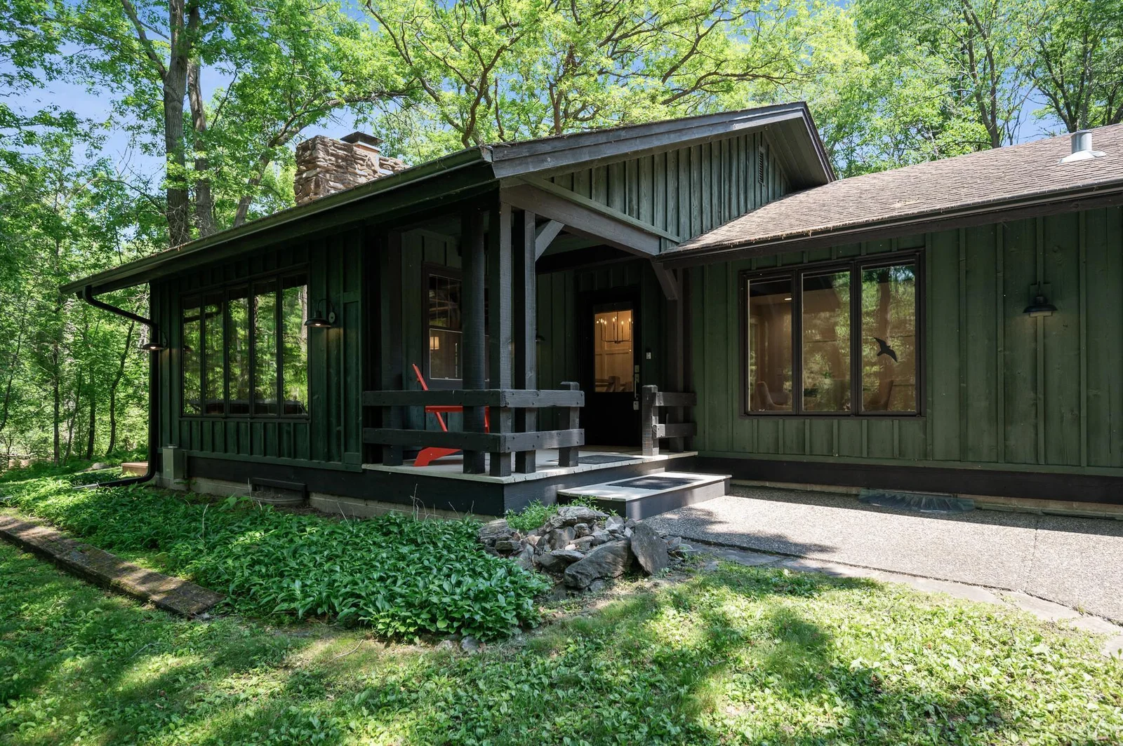 Thoughtfully updated home, remodeled down to the studs is like new, including updated plumbing, electrical and mechanicals. Tucked in 3 acres of nature with close proximity to the cities, you will feel like you are in your own private oasis.