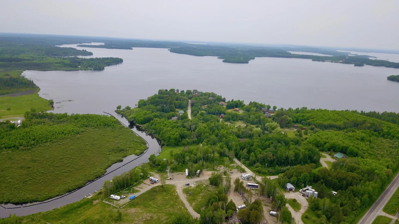 Aerial View of Pike Bay & Lots