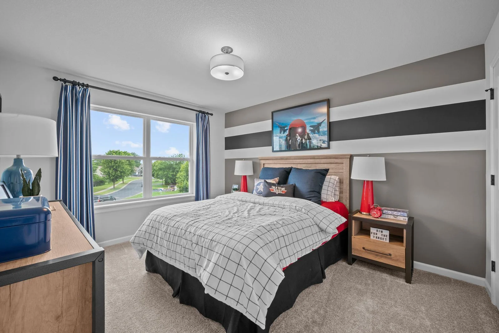Secondary bedroom-model home