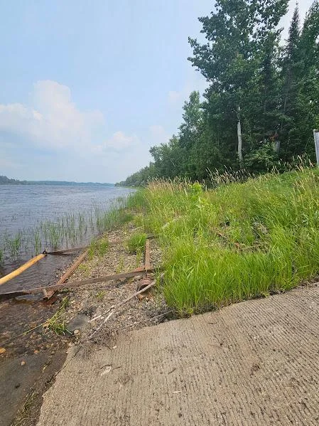 Shoreline view facing east