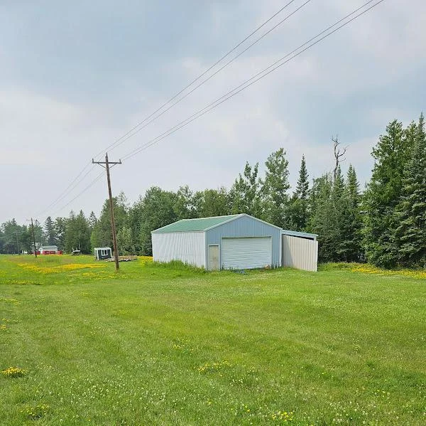 Pole shed with separate hwy crossing