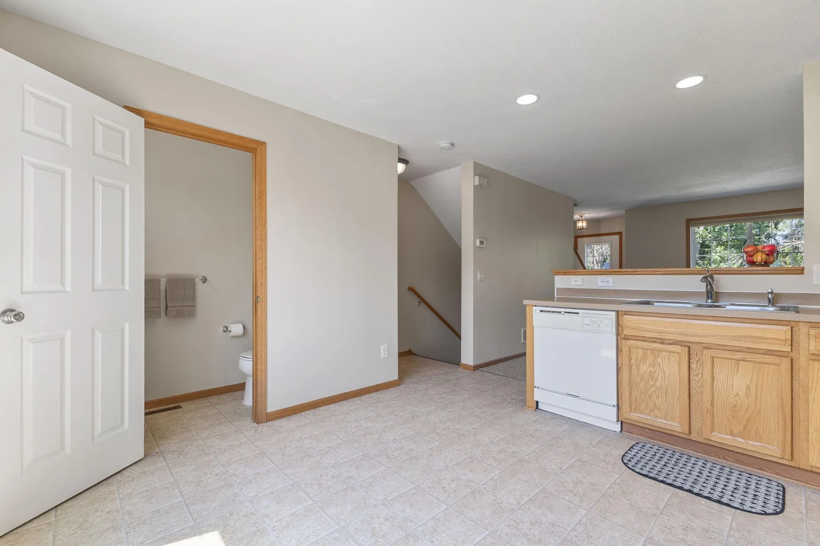 View of Kitchen Area from the East