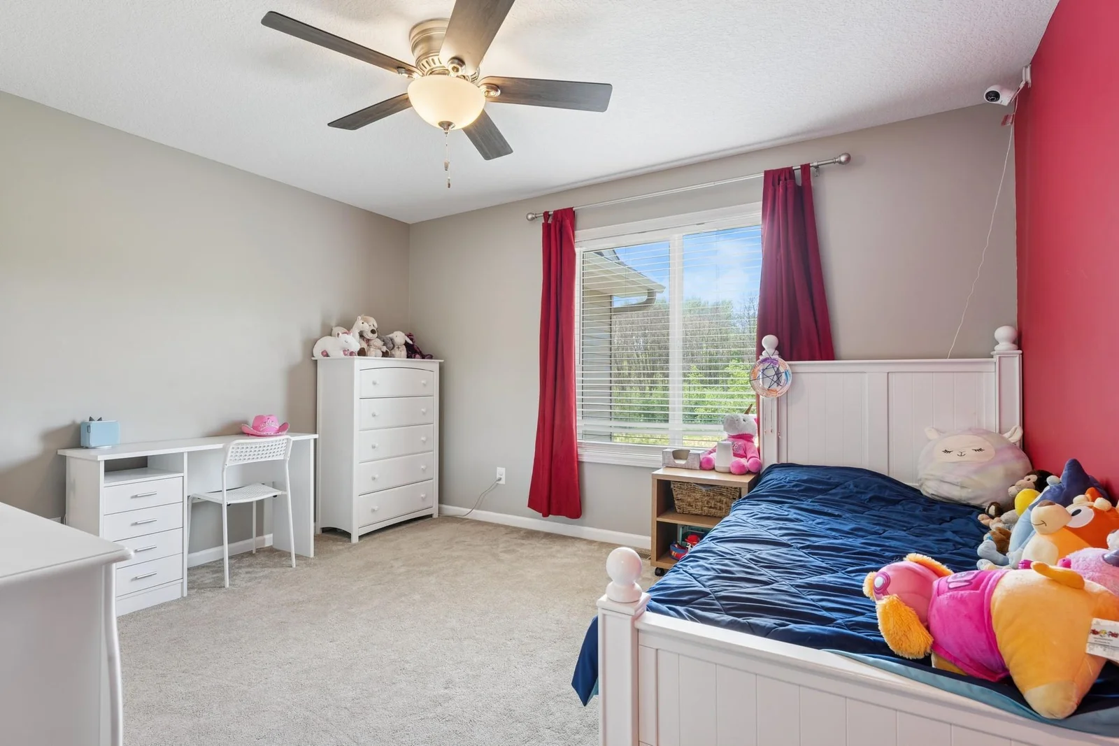 Bedroom 3 up. Spacious rooms and closets.