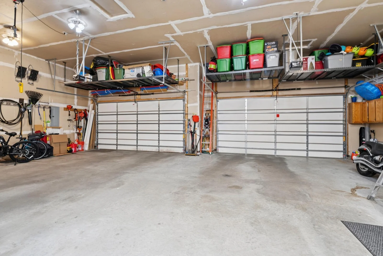 Dream garage. Almost unending storage.