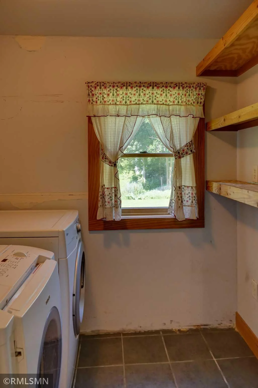 Main level laundry room.