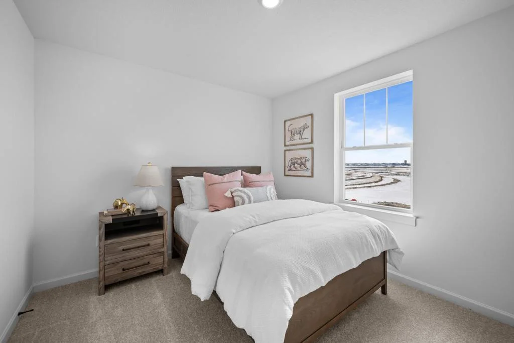 2nd bedroom. This picture is from the Model Home.
