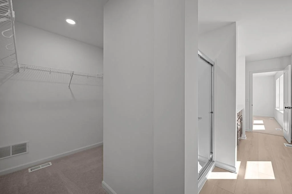Owner's closet. Great storage!
