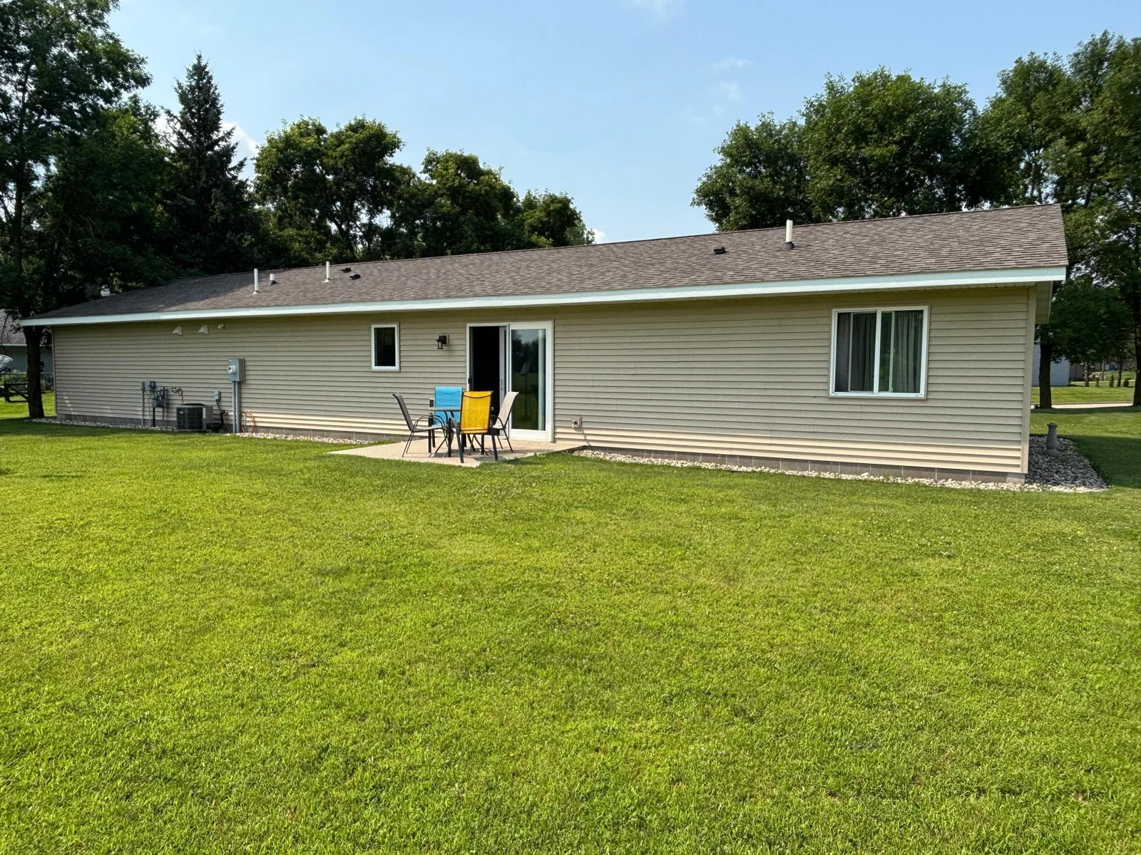Rear of home