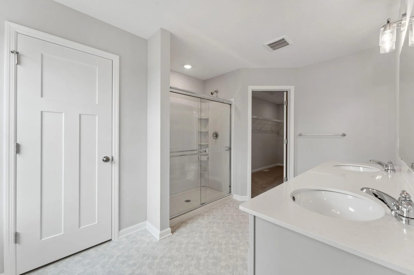 Owner's bath with shower-