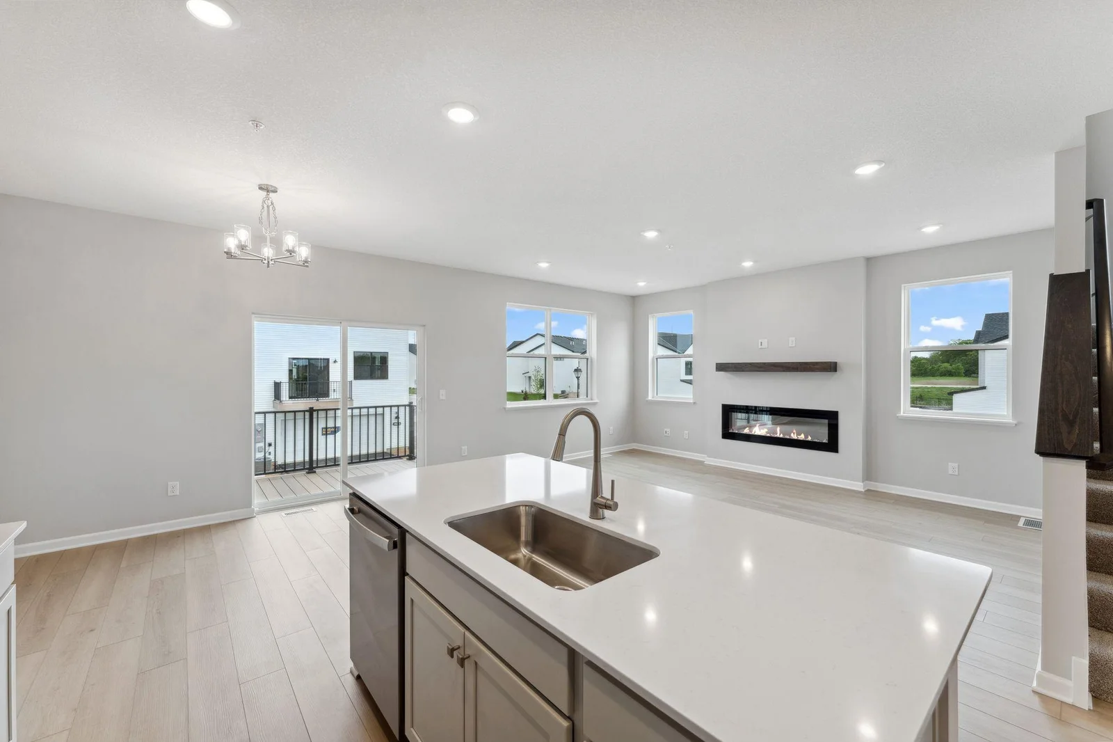 Views of family room