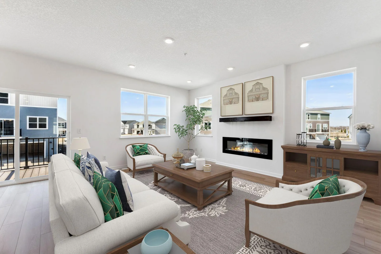 Living Room - staged photo