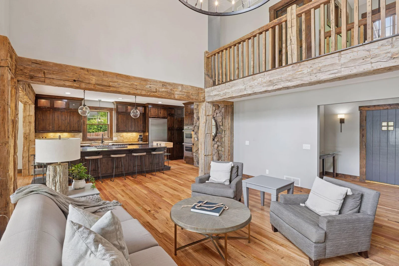 The minute you step foot in this home, you'll be captivated by the gorgeous lake views.
