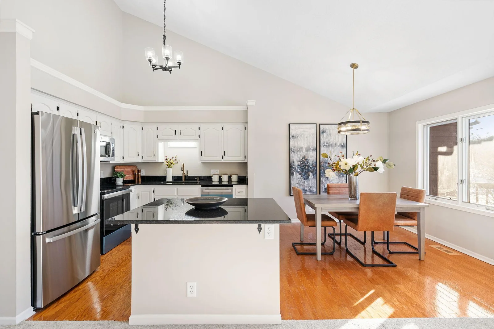 Back of Island/Kitchen and Dining Room
