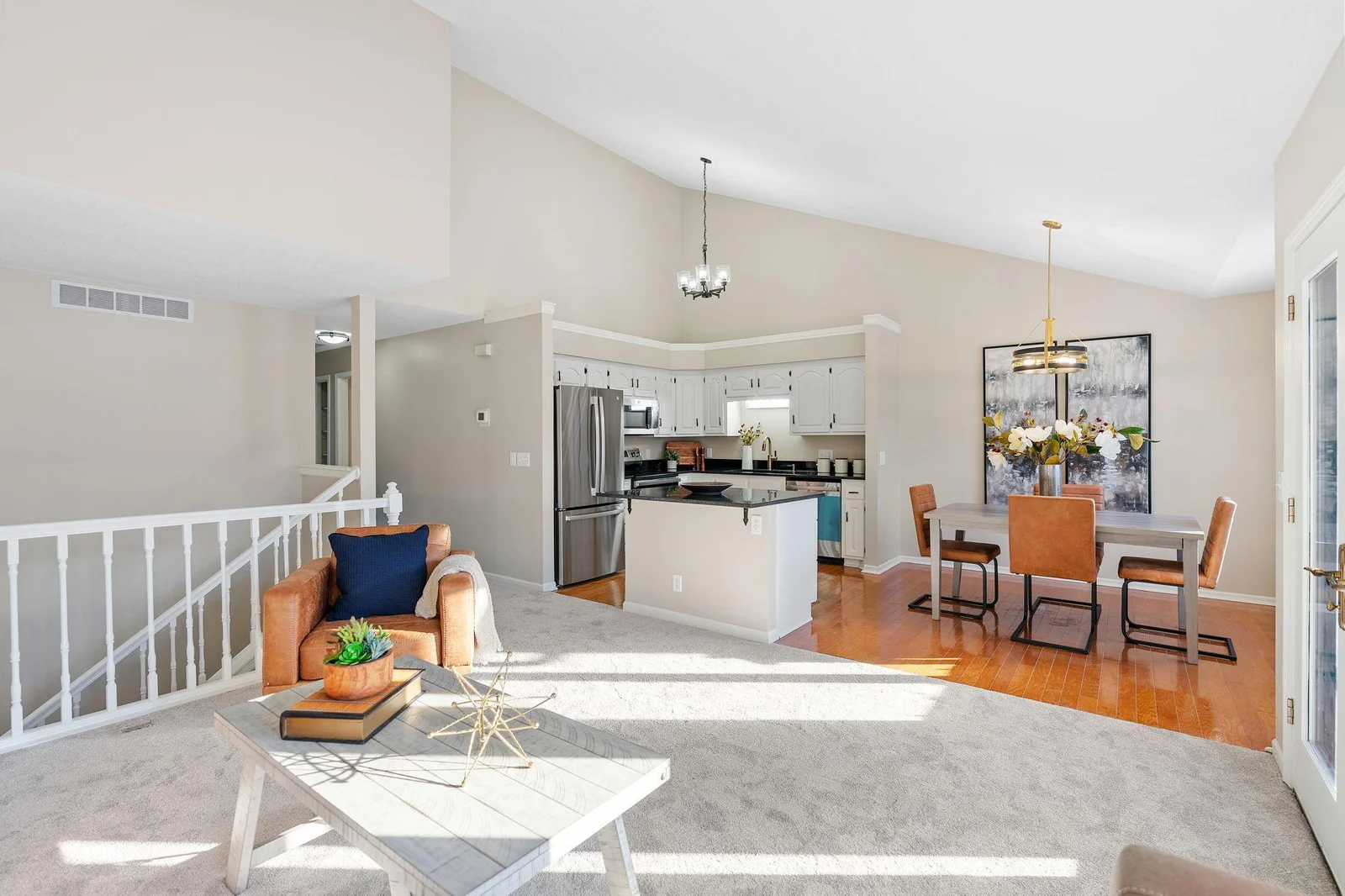 Kitchen/Dining from Living Room #1