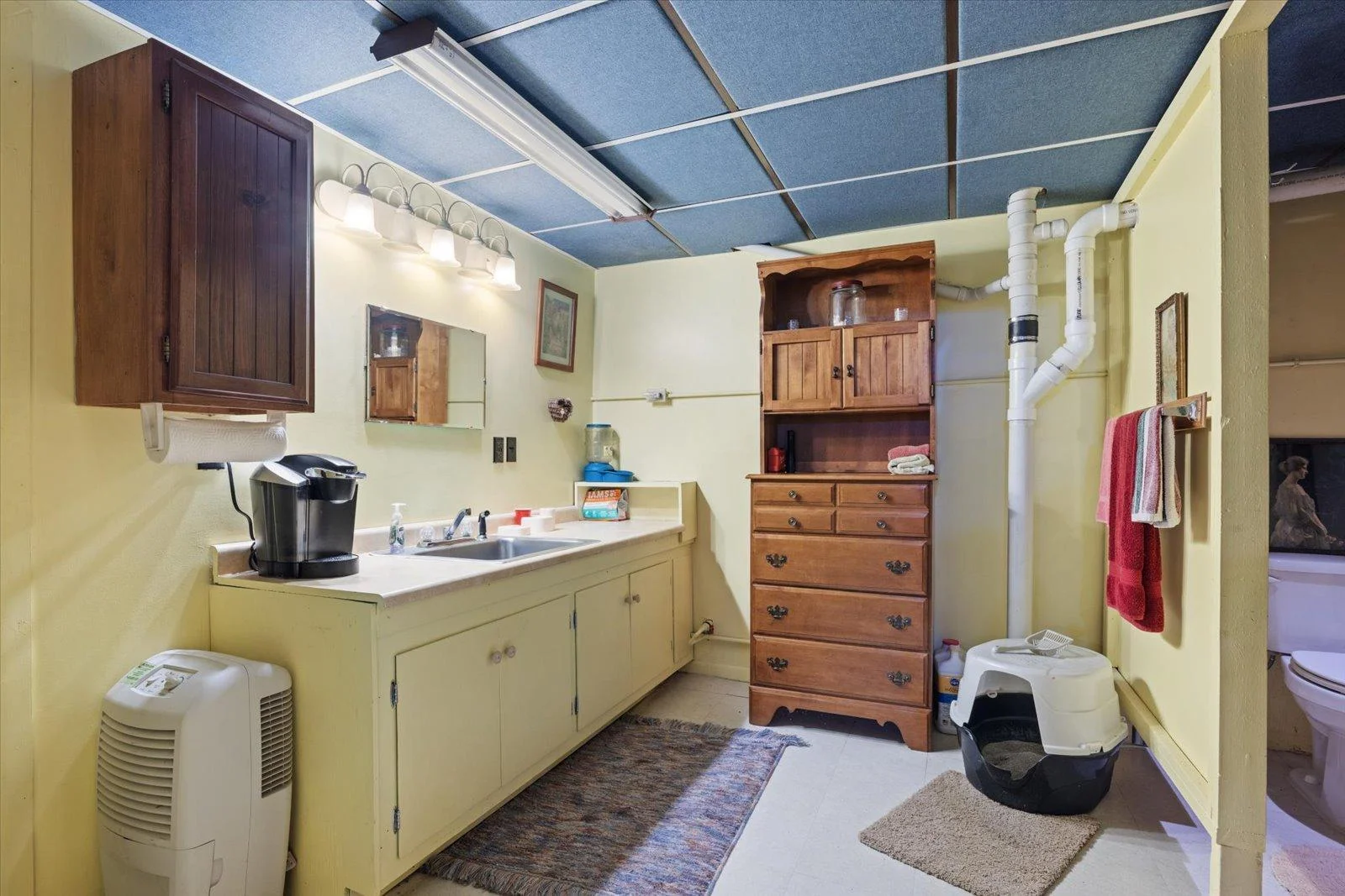 Lower level 3/4 bath