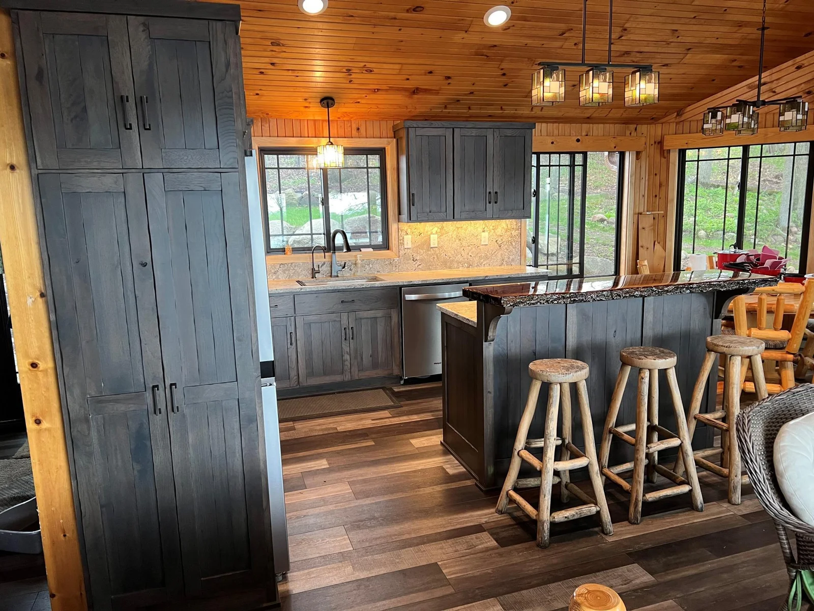 Beautiful cabinetry with granite tops and SS appliances!